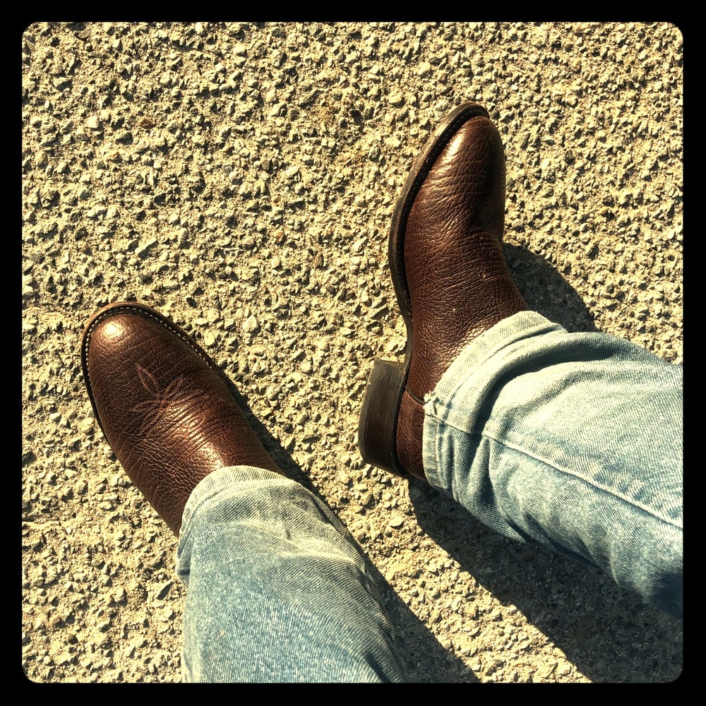 True vintage Tony Lama cowboy boots